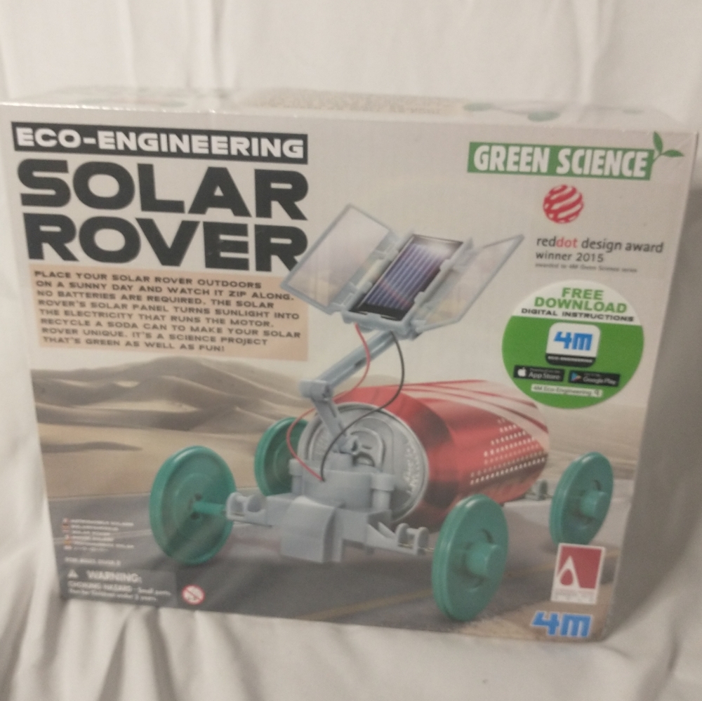 NEW Green Science Eco-Engineering Solar Rover STEM Kit